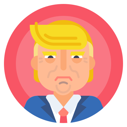 Avatar, male, president, trump, donald trump icon